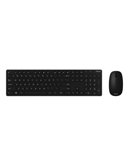 Set Tastatură + Mouse ASUS W5000, Fără fir, Negru