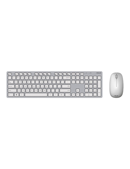 Set Tastatură + Mouse ASUS W5000, Fără fir, Alb