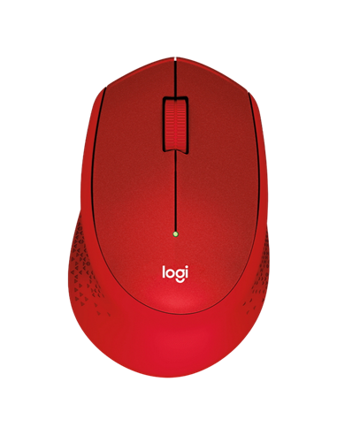 Беcпроводная мышь Logitech M330 Silent Plus, Красный