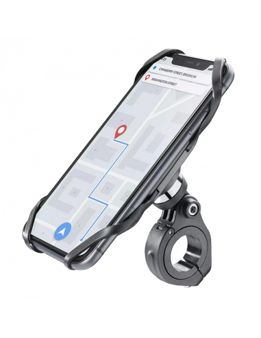 Suport de telefon pentru bicicleta Cellularline Bike Holder Pro, Negru