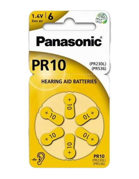 Baterii Panasonic PR-230, PR10, 6 buc.