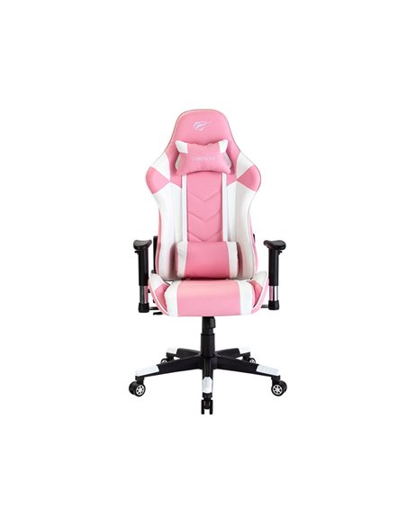 Scaun Gaming Havit GC932, PVC Piele, Roz