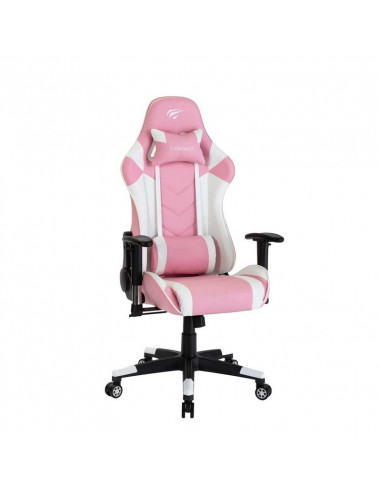 Scaun Gaming Havit GC932, PVC Piele, Roz