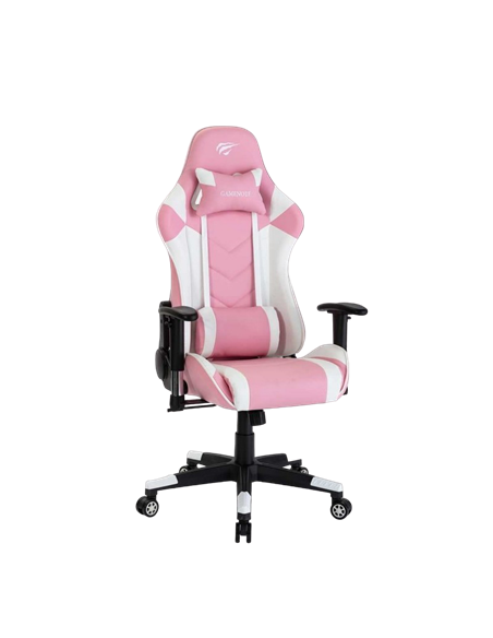 Scaun Gaming Havit GC932, PVC Piele, Roz