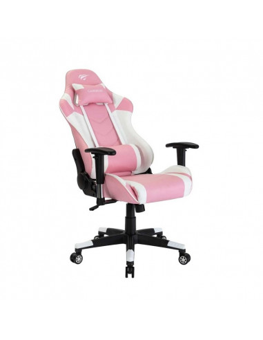 Scaun Gaming Havit GC932, PVC Piele, Roz