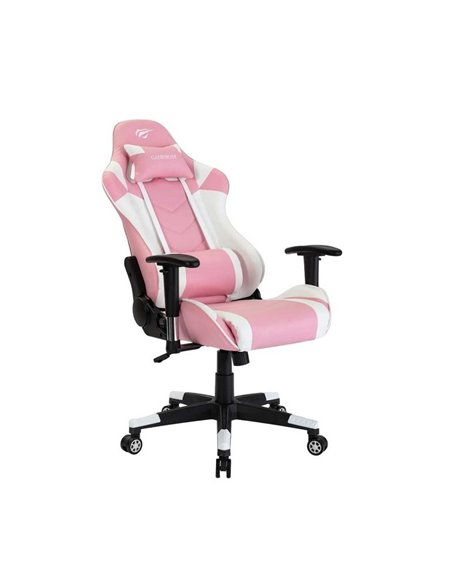Scaun Gaming Havit GC932, PVC Piele, Roz