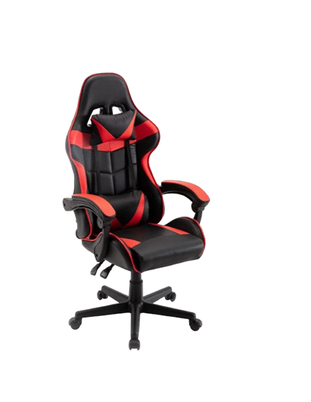 Scaun Gaming Havit GC933, PVC Piele, Negru Roșu