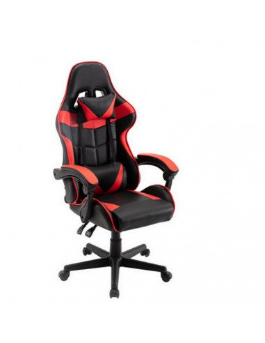 Scaun Gaming Havit GC933, PVC Piele, Negru Roșu