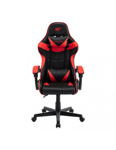Scaun Gaming Havit GC933, PVC Piele, Negru Roșu