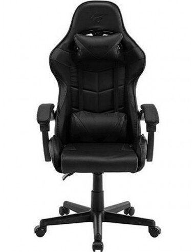 Игровое кресло Havit GC933, ПВХ Кожа, Чёрный
