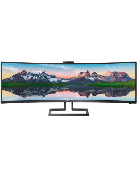 48,8" Монитор Philips 499P9H, VA 5120x1440 Dual QHD, Чёрный