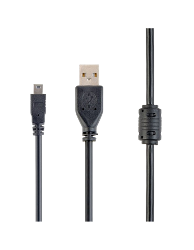 Cable de date Cablexpert CCF-USB2-AM5P-6, USB Type-A (F)/Mini-USB, 1,8m, Negru