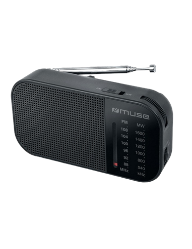 Radio portabil MUSE M-025 R, Negru