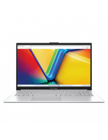 Laptop 15,6" ASUS Vivobook Go 15 E1504FA, Cool Silver, AMD Ryzen 5 7520U, 16GB/512GB, Fără SO