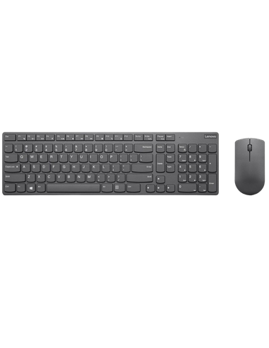 Set Tastatură + Mouse Lenovo 4X30T25796, Fără fir, Gri