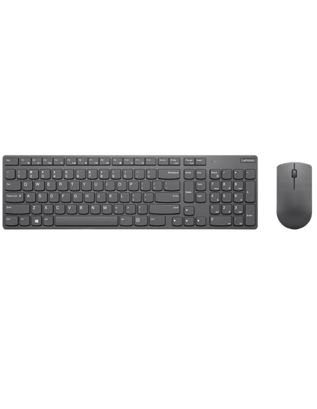 Set Tastatură + Mouse Lenovo 4X30T25796, Fără fir, Gri