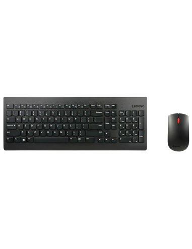 Set Tastatură + Mouse Lenovo 4X30M39487, Fără fir, Negru