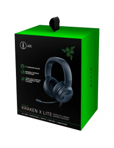 Игровая Гарнитура Razer Kraken X Lite, Проводной аналоговый, Чёрный 2