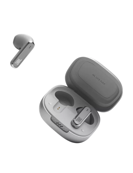 Căști JBL LIVE Flex, Argintiu