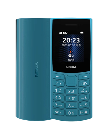 Telefon mobil Nokia 105 (2023), Cyan