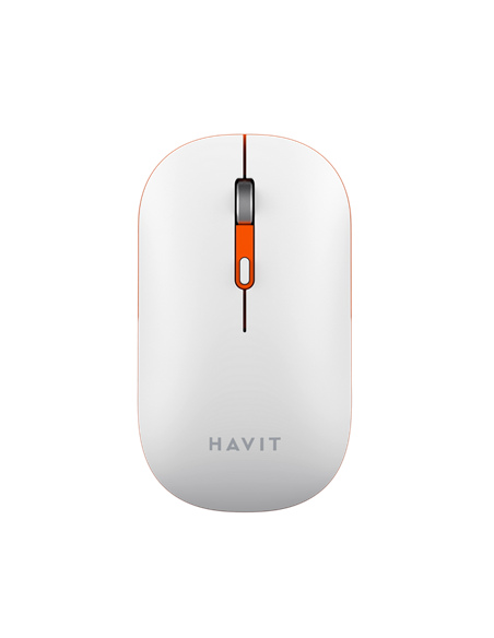 Mouse Wireless Havit MS60WB, Alb