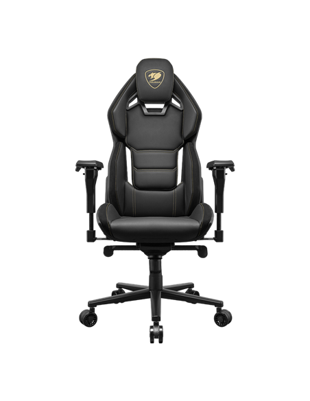 Scaun Gaming Cougar Hotrod Royal, PVC Piele, Negru/Auriu