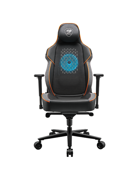 Scaun Gaming Cougar NxSys AERO, PU Piele, Negru | Portocaliu