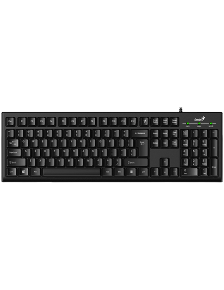 Tastatură Genius KB-100XP, Cu fir, Negru