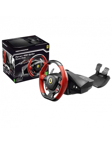 Volan Gaming Thrustmaster Ferrari 458 Spider, Negru/Rosu