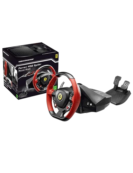 Volan Gaming Thrustmaster Ferrari 458 Spider, Negru/Rosu Volan Gaming Thrustmaster Ferrari 458 Spider, Negru/Rosu