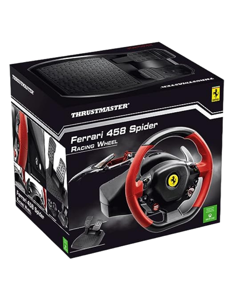 Игровой руль Thrustmaster Ferrari 458 Spider, Черный/Красный Игровой руль Thrustmaster Ferrari 458 Spider, Черный/Красный