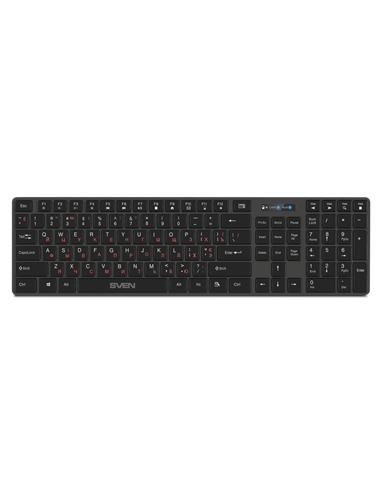 Tastatură SVEN E5300W, Fără fir, Negru