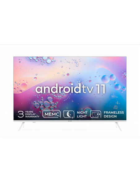 43" LED SMART Телевизор KIVI 43U760QW, 3840x2160 4K UHD, Android TV, Белый