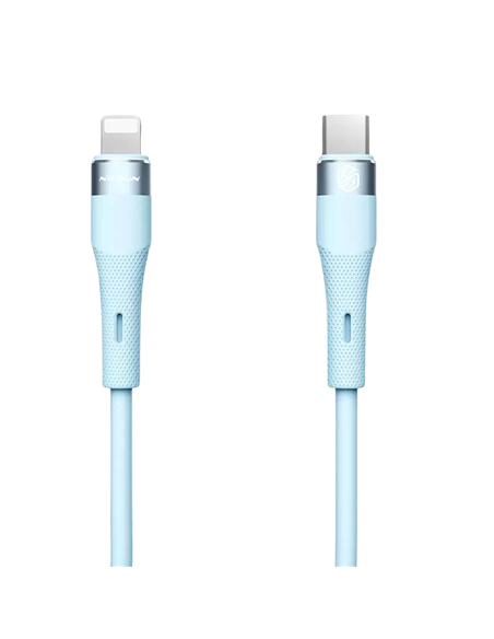 Cablu de încărcare Nillkin Type-C to Lightning Cable, Flowspeed, USB Type-C/Lightning, 1,2m, Albastru