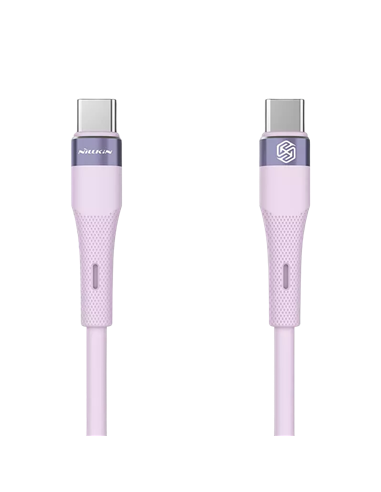 Cablu de încărcare Nillkin Type-C to Type-C Cable, Flowspeed, USB Type-C/USB Type-C, 1,2m, Violet