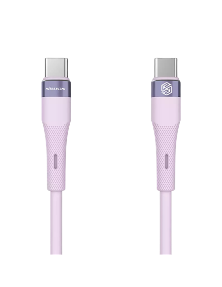 Cablu de încărcare Nillkin Type-C to Type-C Cable, Flowspeed, USB Type-C/USB Type-C, 1,2m, Violet