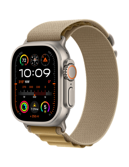 Ceas inteligent Apple Watch Ultra 2, 49mm, Tan