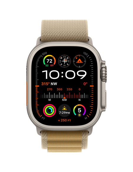 Ceas inteligent Apple Watch Ultra 2, 49mm, Tan
