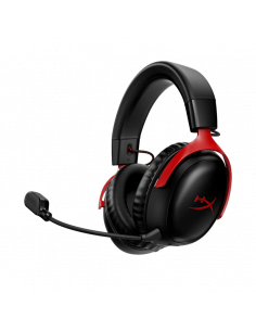 Наушники HyperX Cloud III Wireless, Беспроводной, Черный | Красный