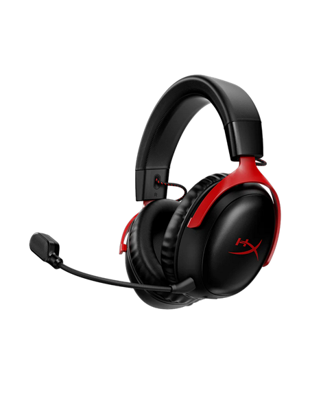 Наушники HyperX Cloud III Wireless, Беспроводной, Черный | Красный