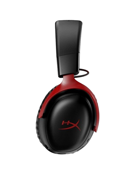 Căști HyperX Cloud III Wireless, Fără fir, Negru | Roșu