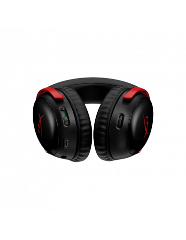 Căști HyperX Cloud III Wireless, Fără fir, Negru | Roșu