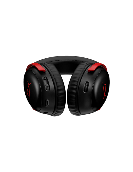 Căști HyperX Cloud III Wireless, Fără fir, Negru | Roșu