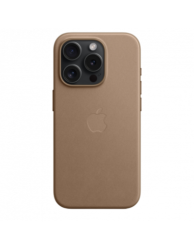 Чехол Apple iPhone 15 Pro FineWoven Case with MagSafe, Серо-коричневый