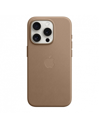 Чехол Apple iPhone 15 Pro FineWoven Case with MagSafe, Серо-коричневый