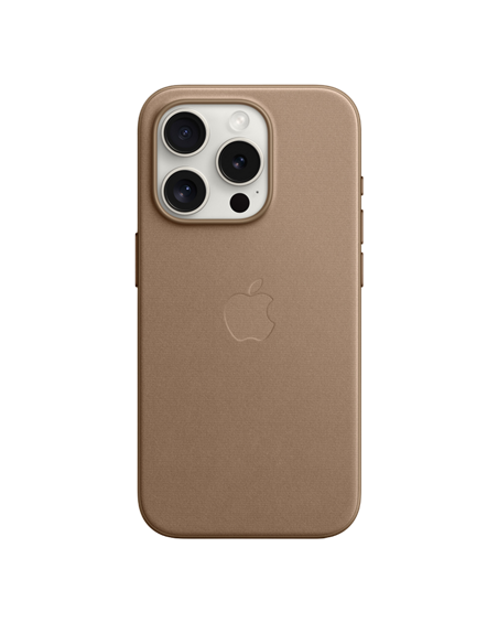 Чехол Apple iPhone 15 Pro FineWoven Case with MagSafe, Серо-коричневый