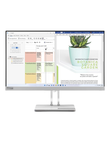 23,8" Монитор Lenovo L24e-40, VA 1920x1080 FHD, Storm Gray