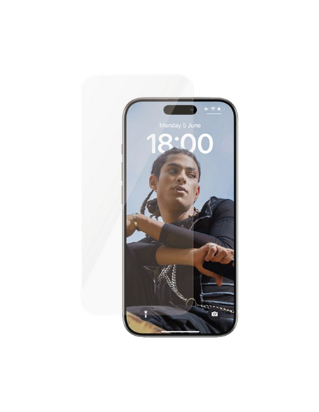 Защитное стекло PanzerGlass SAFE. UWF for iPhone 15 Pro, Прозрачный