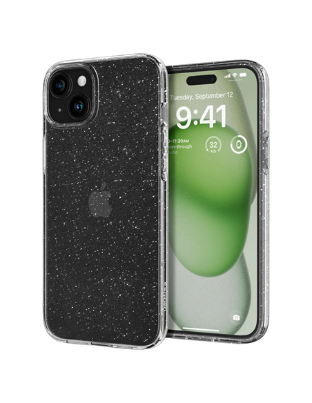 Чехол Spigen iPhone 15 Plus Liquid Crystal, Блестящий Кристалл