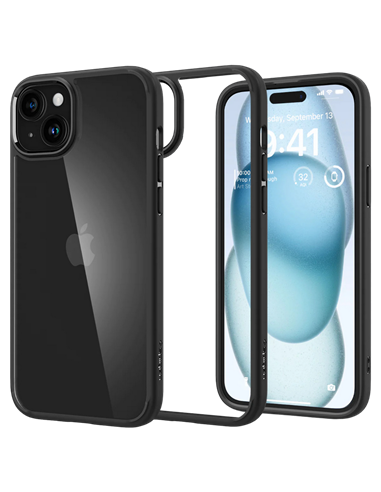 Husă Spigen iPhone 15 Ultra Hybrid, Negru Mat